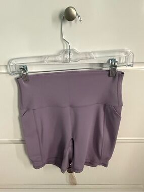 Uniqlo Lavender High-Rise Bike Shorts - Women